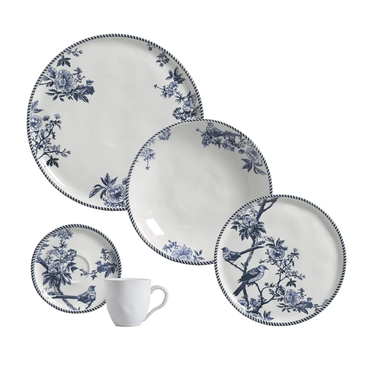 Jogo de Jantar Porto Brasil Coup Stoneware 30 Peças - foto 2
